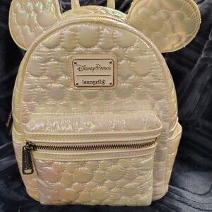 Loungefly Disney Iridescent Quilted Mickey Mouse Bag